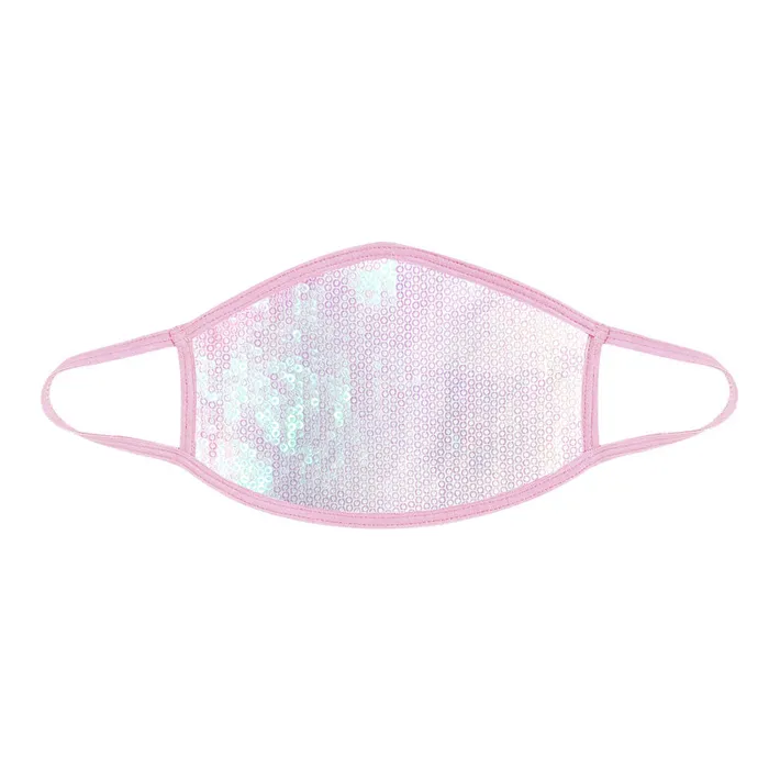 Ballet Sorbet White Sequin Dust Mask With Pastel Pink Trim Sale Vibrators