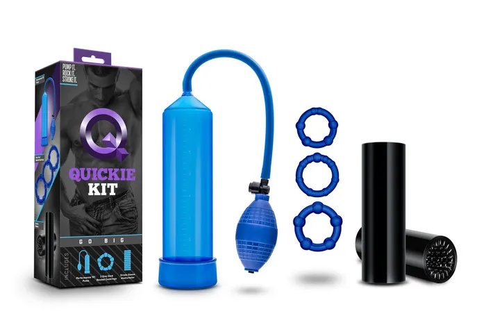 Blush Vibrators Quickie Kit Go Big Blue
