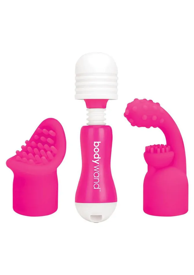 Bodywand Rechargeable Mini Massager With Attachments Pink Bodywand Female Sex Toys Bodywand Rechargeable Mini Massager With Attachments Pink Bodywand Female Sex Toys