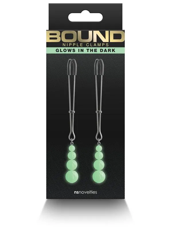 Bound Nipple Clamps G2 Gunmetal NS Novelties Nipple Clitoral Toys Bound Nipple Clamps G2 Gunmetal NS Novelties Nipple Clitoral Toys