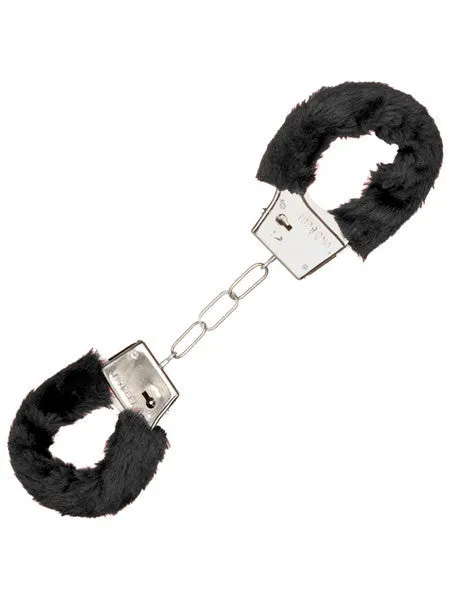 CalExotics Anal Playful Furry Cuffs Black CalExotics Anal Playful Furry Cuffs Black