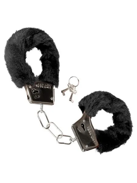 CalExotics Anal Playful Furry Cuffs Black CalExotics Anal Playful Furry Cuffs Black