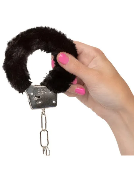 CalExotics Anal Playful Furry Cuffs Black CalExotics Anal Playful Furry Cuffs Black
