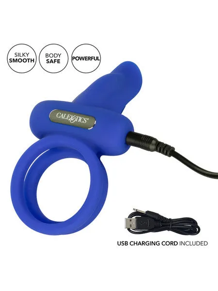 CalExotics Female Sex Toys Silicone Rechargeable Dual Pleaser Enhancer