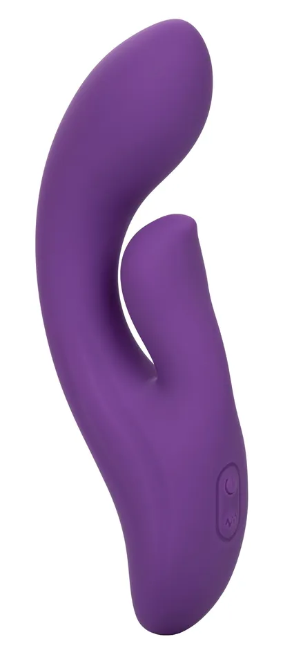 CalExotics Vibrators Stella Liquid Silicone Dual Pleaser Purple