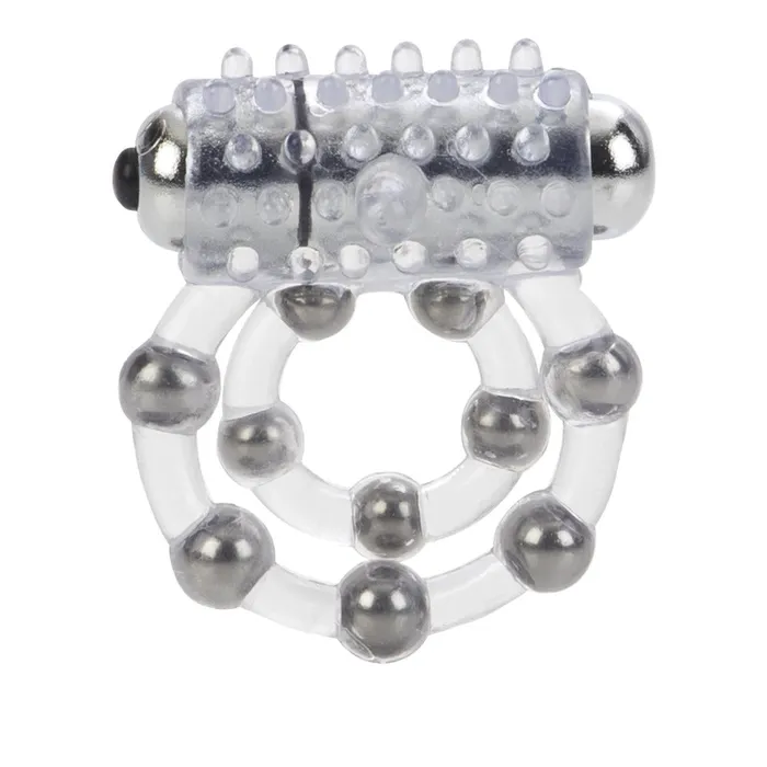 California Exotic Male Sex Toys 10 Bead Maximus Cock Ring