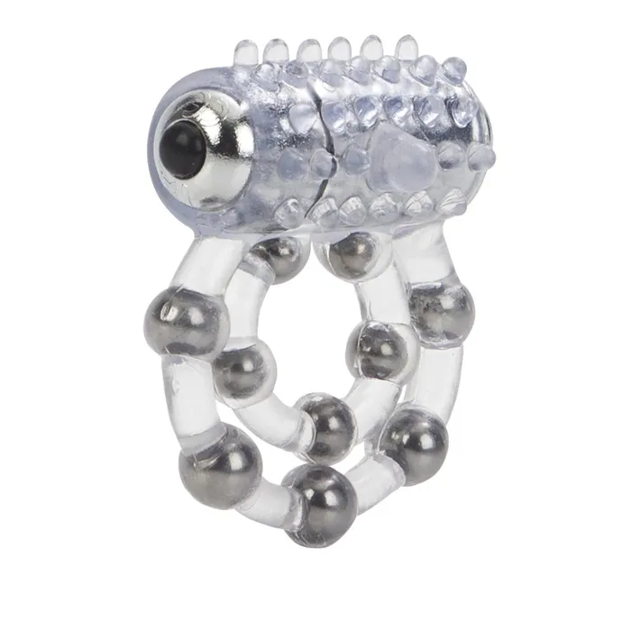 California Exotic Male Sex Toys 10 Bead Maximus Cock Ring