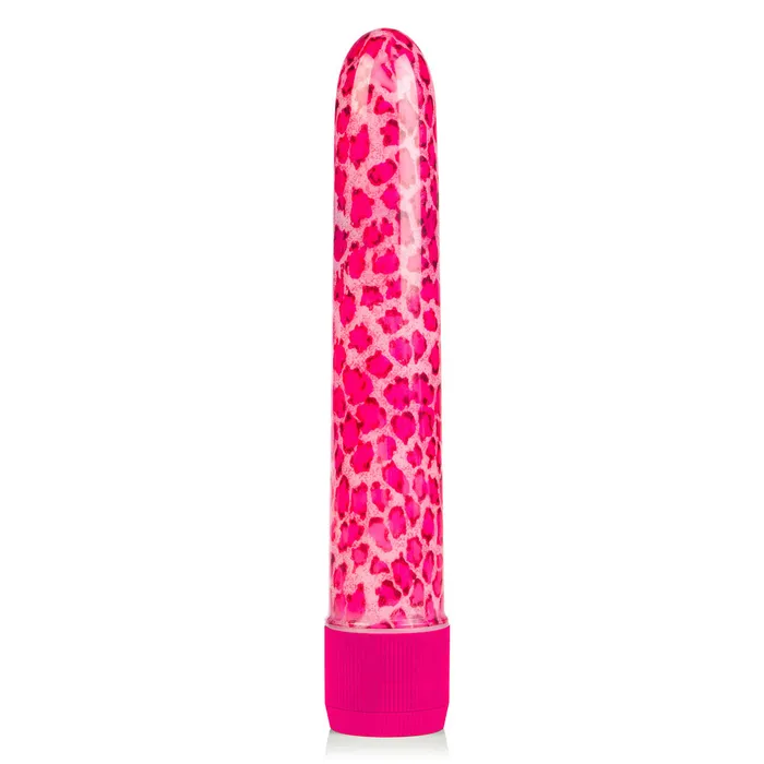California Exotic Vibrators Pink Leopard Massager Vibrator