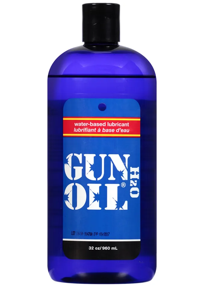 Couples Gun Oil H2O 32 Oz Gun Oil Pink Lubricant