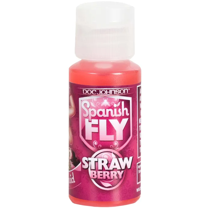 Doc Johnson Couples Spanish Fly Sex Drops 1 Fl Oz Wild Strawberry