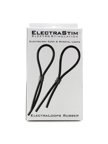 Electrastim Dildos Electrastim Rubber Adjustable Cock And Scrotal Loops