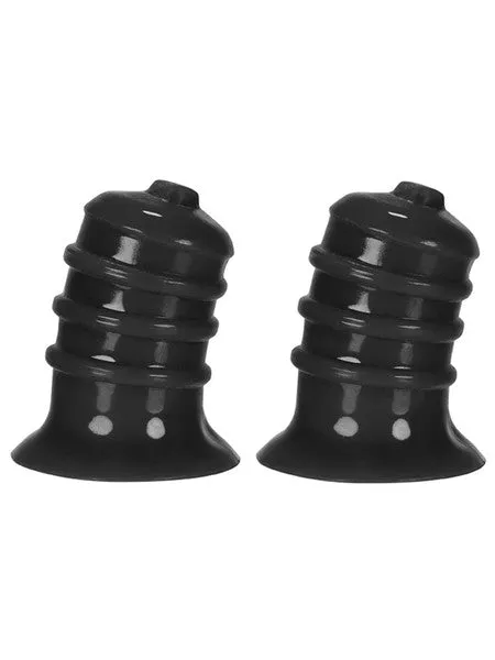 Elong Wide Base Nipsucker by Hunkyjunk Black Oxballs Anal