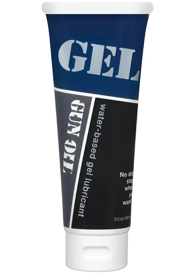 Enhancers Gun Oil H20 Gel 33 Oz Tube Gun Oil Pink Lubricant