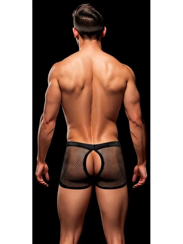 Envy Snap Down Mesh Boxer BriefBlackML Baci Anal Envy Snap Down Mesh Boxer BriefBlackML Baci Anal