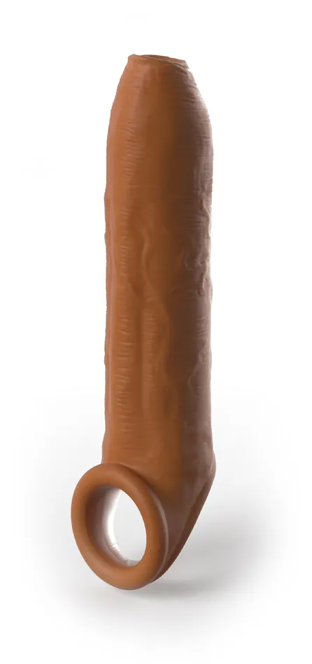 Fantasy Xtensions Elite Uncut 7 in Extension Sleeve with Strap Tan Pipedream Products Male Sex Toys Fantasy Xtensions Elite Uncut 7 in Extension Sleeve with Strap Tan Pipedream Products Male Sex Toys