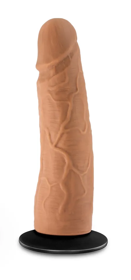 Female Sex Toys Blush Lock on Dynamite 7 Inch Dildo With Suction Cup Adapter Mocha Female Sex Toys Blush Lock on Dynamite 7 Inch Dildo With Suction Cup Adapter Mocha