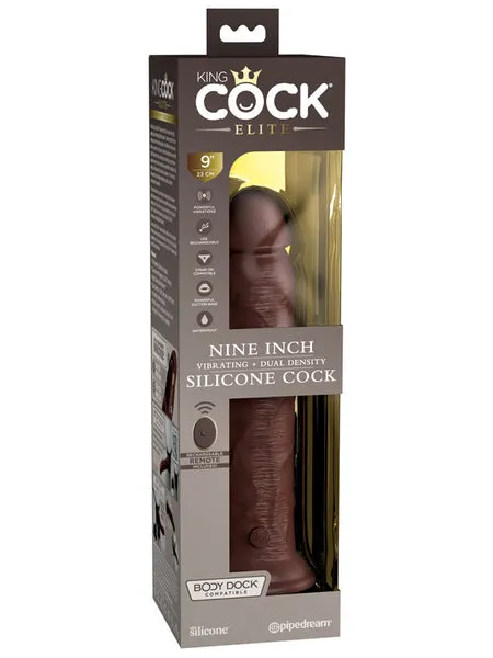 Female Sex Toys Pipedream Products King Cock Elite 9 in Vibrating Silicone Dual Density Cock with Remote Brown Female Sex Toys Pipedream Products King Cock Elite 9 in Vibrating Silicone Dual Density Cock with Remote Brown