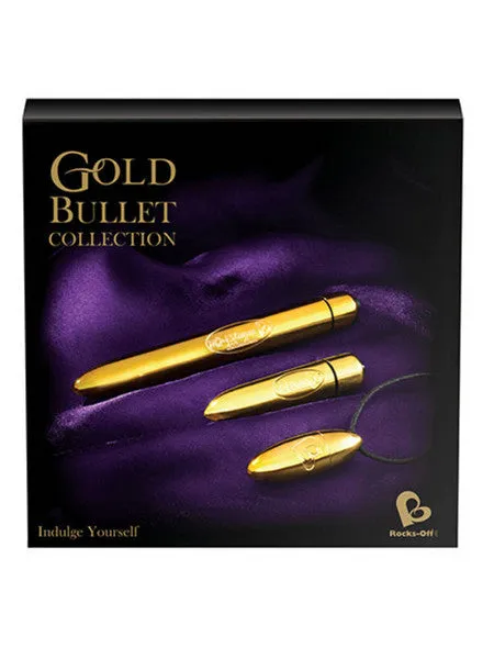 Feranti Gold Bullet Collection Box Rocks Off Female Sex Toys