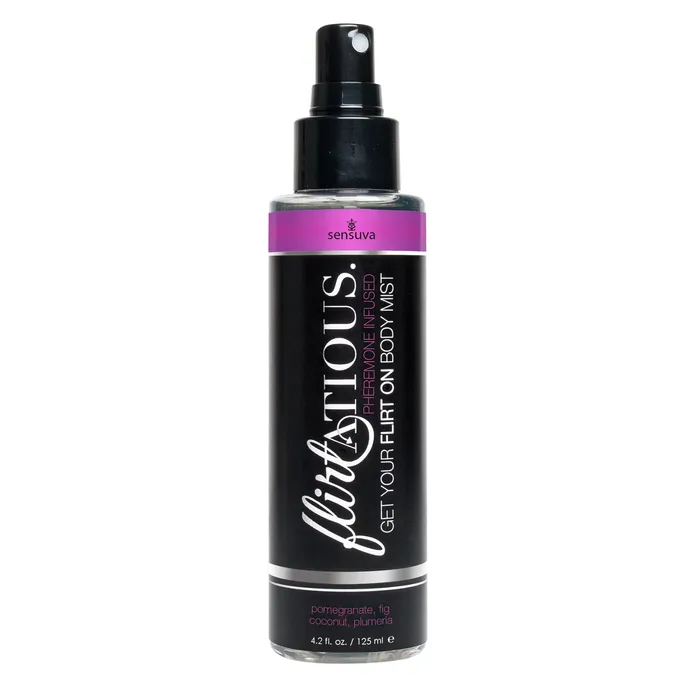 Flirtatious Pheromone Infused Body Mist Pomegranate Fig Plumeria 42 floz 125ml Sensuva Female Sex Toys Flirtatious Pheromone Infused Body Mist Pomegranate Fig Plumeria 42 floz 125ml Sensuva Female Sex Toys
