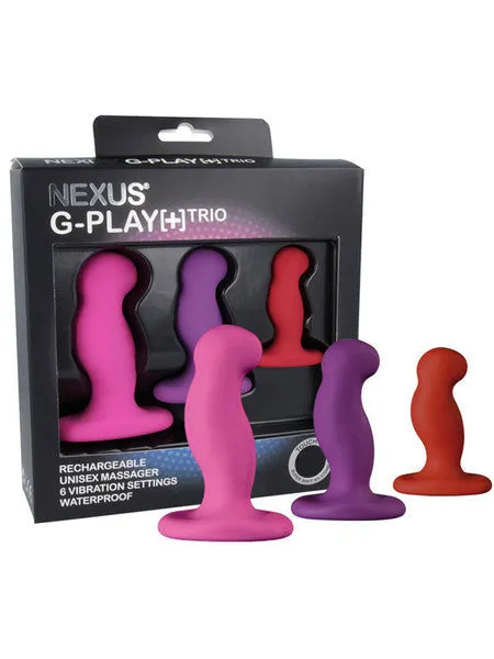 GPlay Trio Plus Vibrator Pack SML Sizes Nexus Couples GPlay Trio Plus Vibrator Pack SML Sizes Nexus Couples