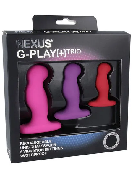 GPlay Trio Plus Vibrator Pack SML Sizes Nexus Couples GPlay Trio Plus Vibrator Pack SML Sizes Nexus Couples