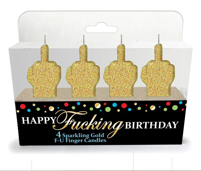 Happy Fucking Birthday Candle Set Little Genie Anal