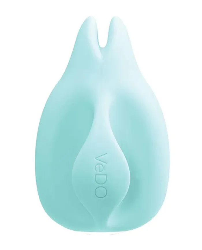 Huni Rechargeable Finger Vibe Tease Me Turquoise VeDO Vibrators