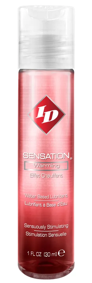 ID Sensation Warming Water Based 1 Oz ID Lubricants Female Sex Toys