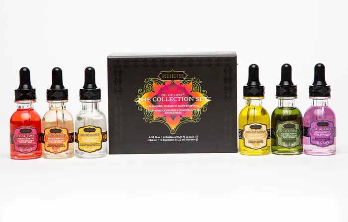 Kama Sutra Oil of Love the Collection Set 6 Flavors Anal