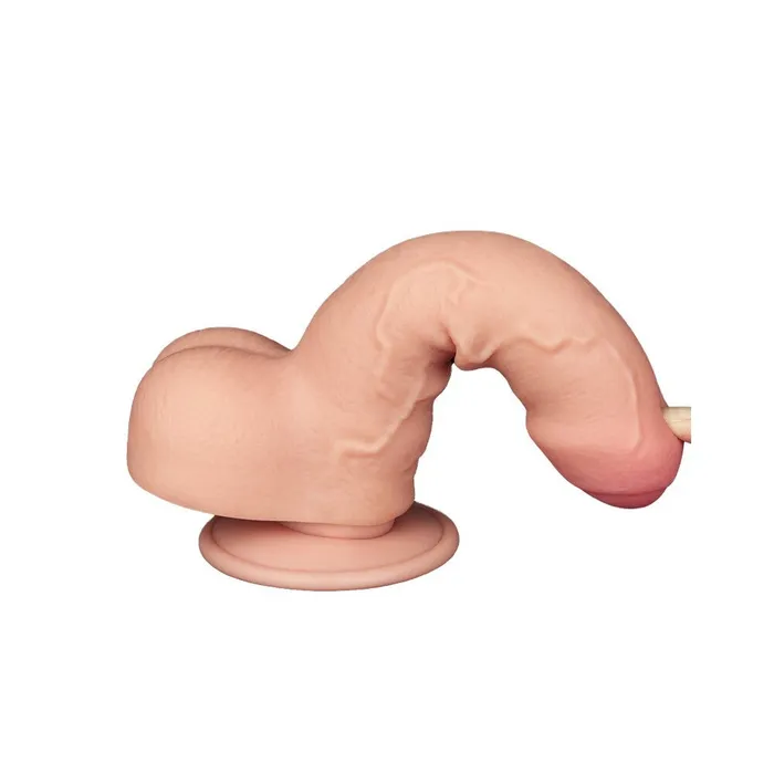 Lovetoy Sliding Easy Bend Skin Dildo 7 Inch Lovetoy Dildos