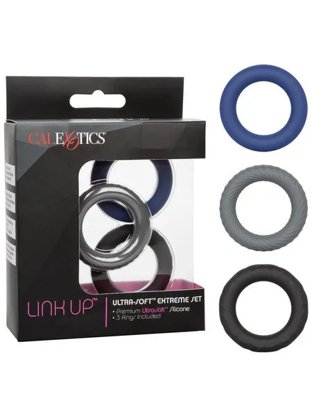 Male Sex Toys CalExotics Link Up UltraSoft Extreme Set