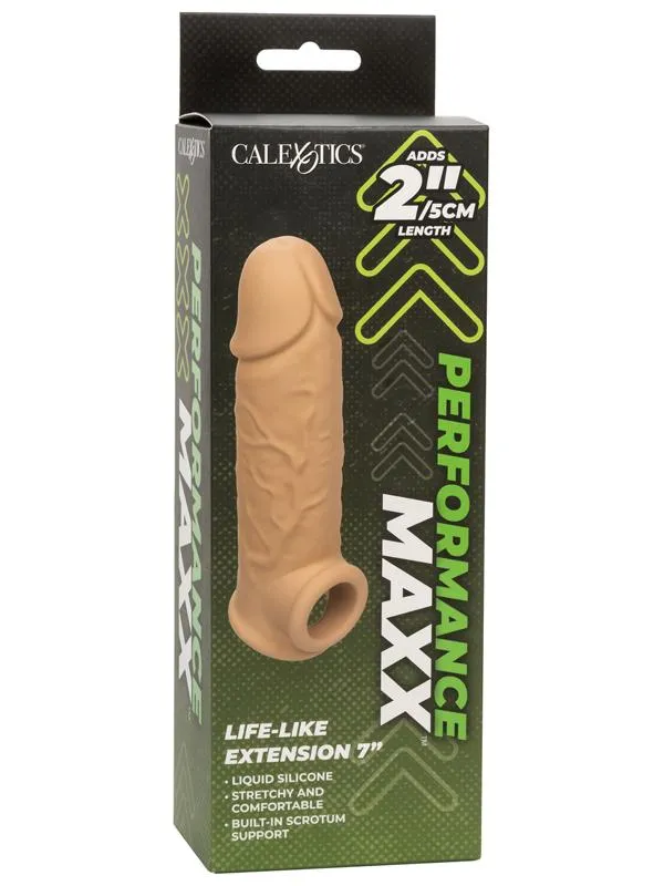 Male Sex Toys CalExotics Performance Maxx LifeLike Extension 7 inIvory Male Sex Toys CalExotics Performance Maxx LifeLike Extension 7 inIvory