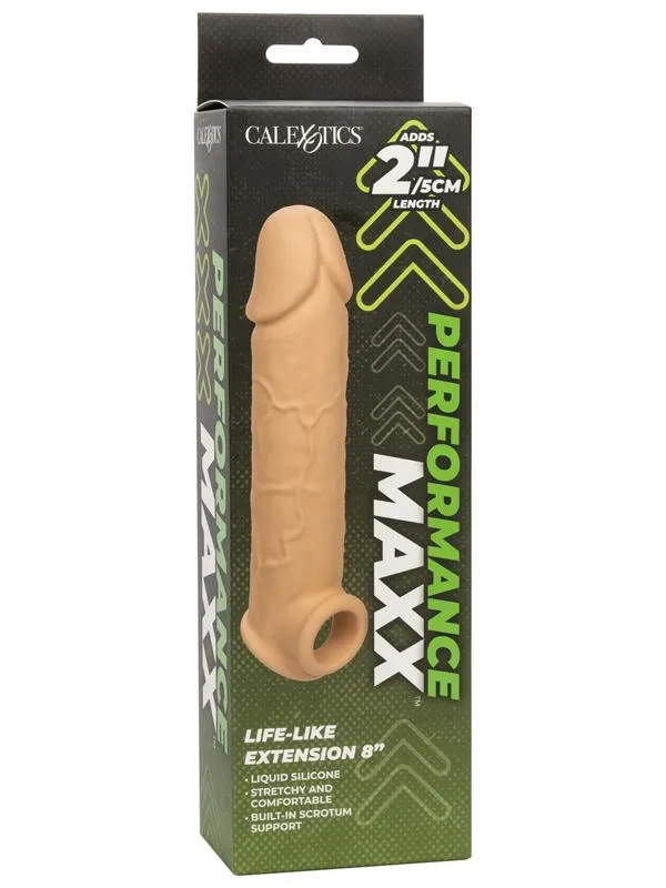 Male Sex Toys CalExotics Performance Maxx LifeLike Extension 8 inIvory Male Sex Toys CalExotics Performance Maxx LifeLike Extension 8 inIvory