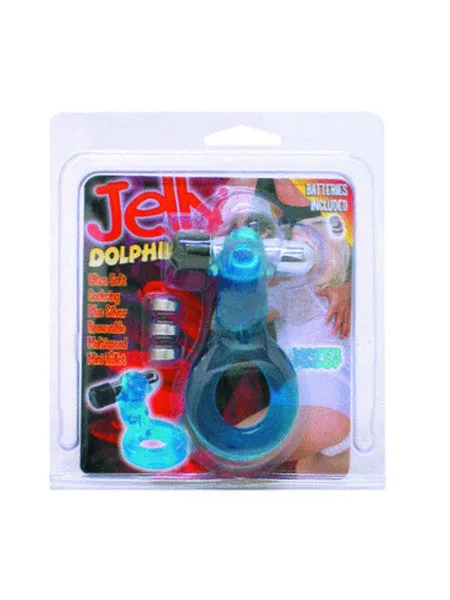 Male Sex Toys Jelly Dolphin Ultra Soft Cock Ring with Removable Bullet Blue Seven Creations Male Sex Toys Jelly Dolphin Ultra Soft Cock Ring with Removable Bullet Blue Seven Creations