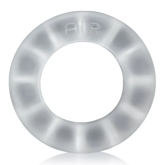Male Sex Toys Oxballs Air SuperLite Airflow Cockring Clear Ice