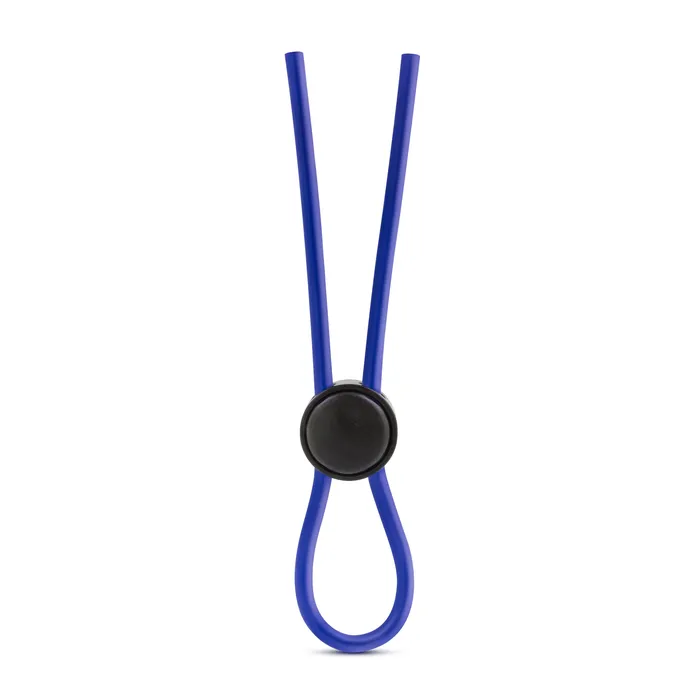 Male Sex Toys Stay Hard Silicone Loop Cock Ring Blue Blush