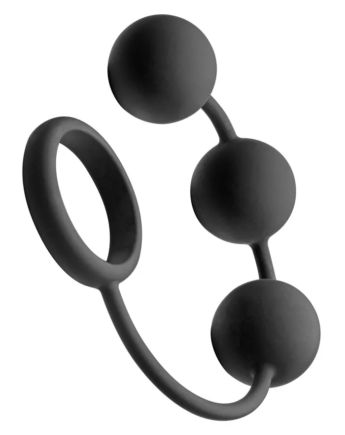 Male Sex Toys Tom of Finland Silicone Cock Ring With 3 Weighted Balls XR Brands Tom of Finland Male Sex Toys Tom of Finland Silicone Cock Ring With 3 Weighted Balls XR Brands Tom of Finland