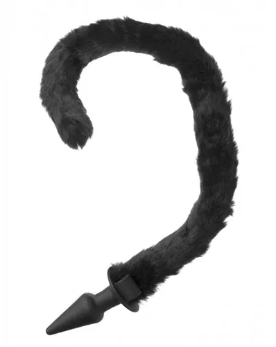 Male Sex Toys XR Brands Tailz Cat Tail Silicone Anal Plug