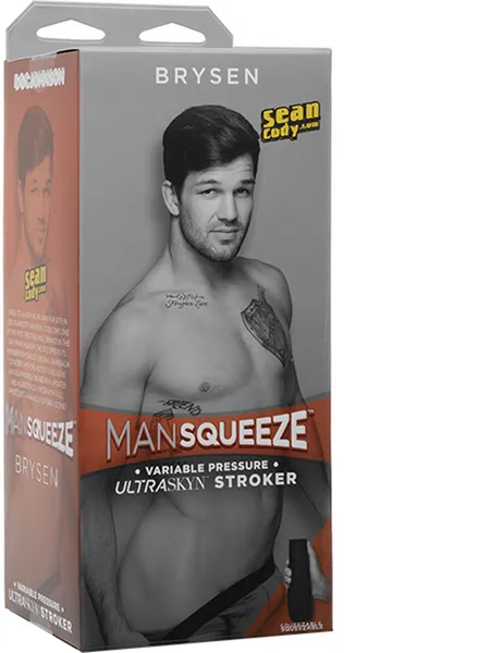 Man Squeeze Brysen ULTRASKYN Stroker Ass Vanilla Doc Johnson Male Sex Toys Man Squeeze Brysen ULTRASKYN Stroker Ass Vanilla Doc Johnson Male Sex Toys