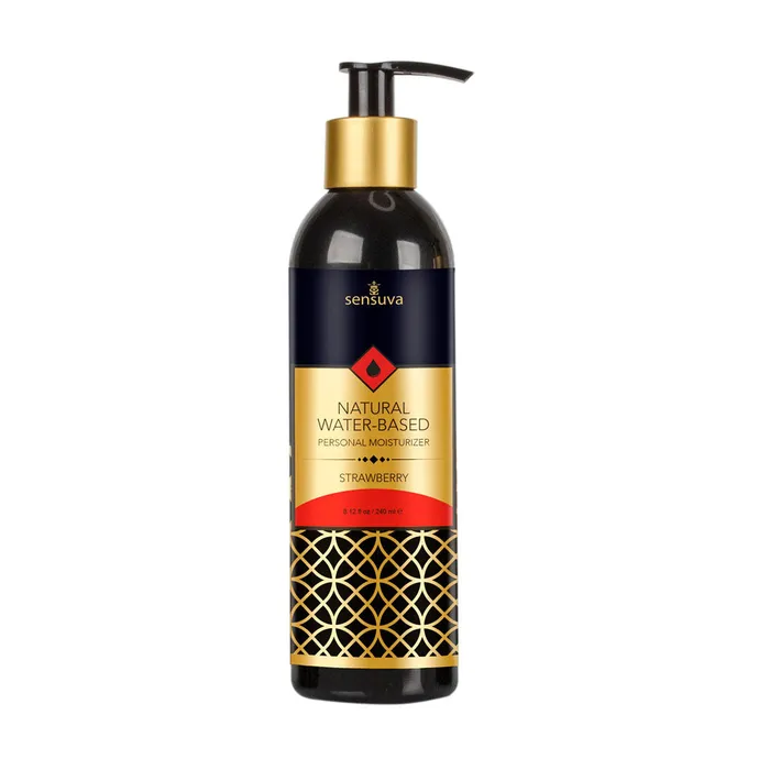 Natural WaterBased Personal Moisturizer 812 Fl Oz Strawberry Sensuva Female Sex Toys Natural WaterBased Personal Moisturizer 812 Fl Oz Strawberry Sensuva Female Sex Toys