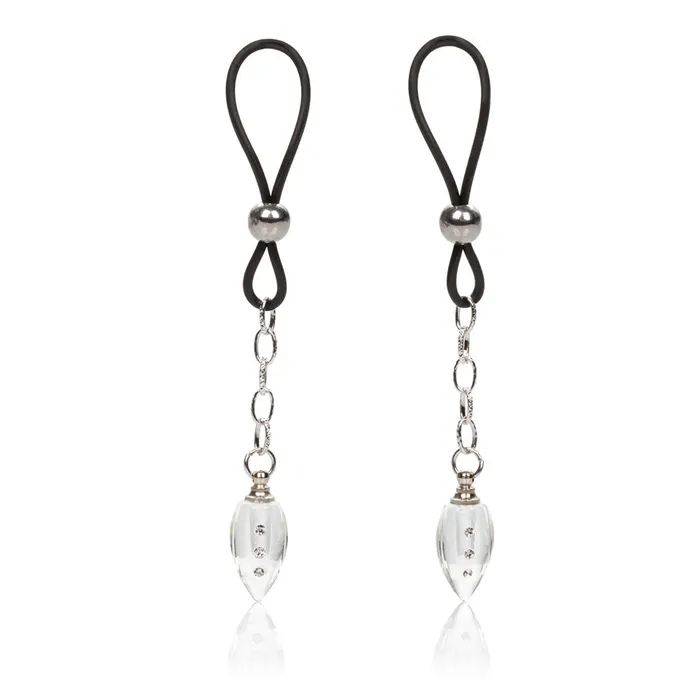 Nipple Play NonPiercing Nipple Jewelry Crystal Teardrop CalExotics Couples