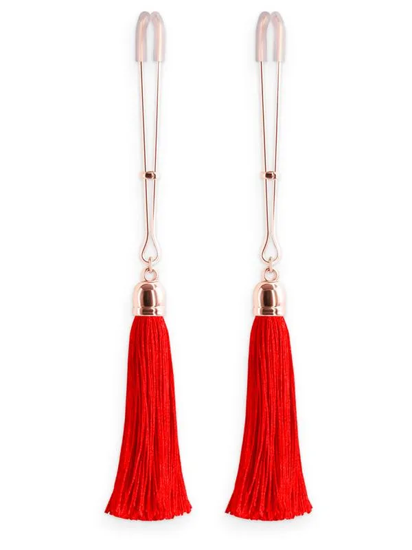 NS Novelties Vibrators Bound Nipple Clamps T1 Red