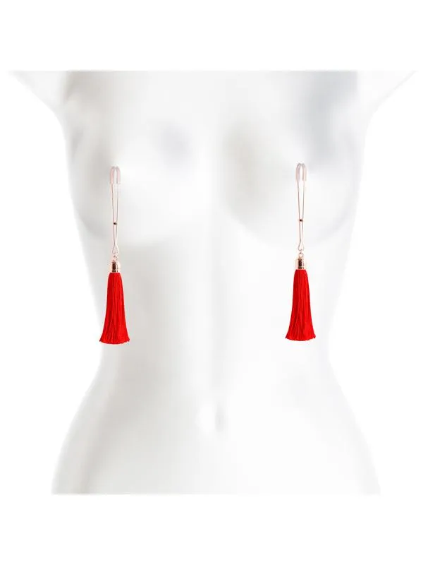 NS Novelties Vibrators Bound Nipple Clamps T1 Red NS Novelties Vibrators Bound Nipple Clamps T1 Red