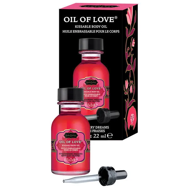 Oil of Love Strawberry Dreams 75 fl oz 22 ml Kama Sutra Products Vibrators Oil of Love Strawberry Dreams 75 fl oz 22 ml Kama Sutra Products Vibrators