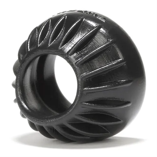 Oxballs Anal Turbine Pusher Cockring Black
