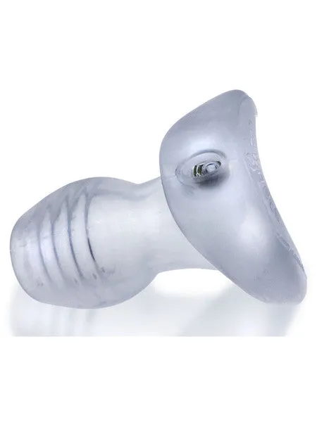 Oxballs Female Sex Toys Glowhole1 Hollow Buttplug With Led Insert Small Clear Ice Oxballs Female Sex Toys Glowhole1 Hollow Buttplug With Led Insert Small Clear Ice