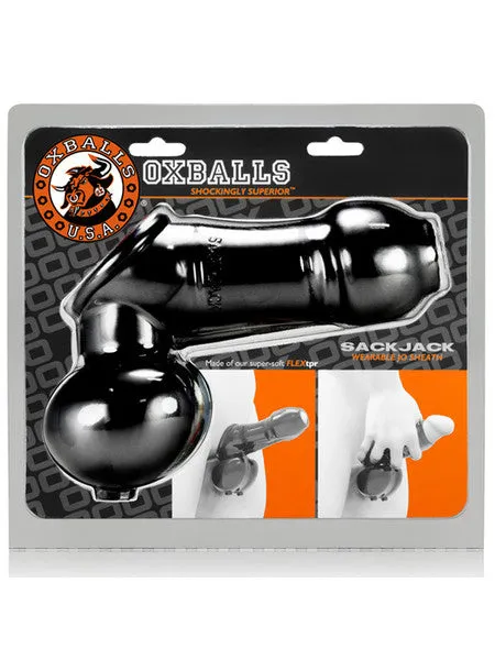 Oxballs Vibrators SACKJACK wearable jackoff sheath black
