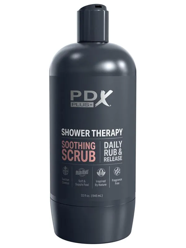 PDX Brands Male Sex Toys PDX Plus Shower Therapy Soothing Scrub Tan PDX Brands Male Sex Toys PDX Plus Shower Therapy Soothing Scrub Tan