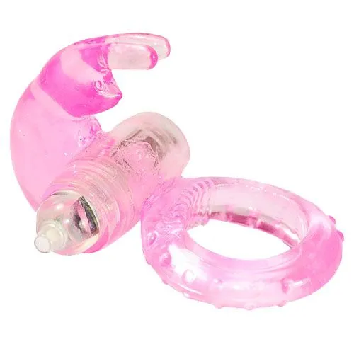 Pink Jelly Vibrating Rabbit Cock Ring Various Toy Brands Vibrators