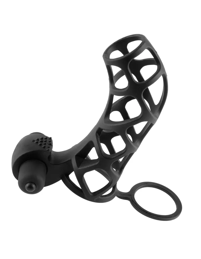 Pipedream Male Sex Toys Fantasy XTensions Extreme Silicone Power Cage Black